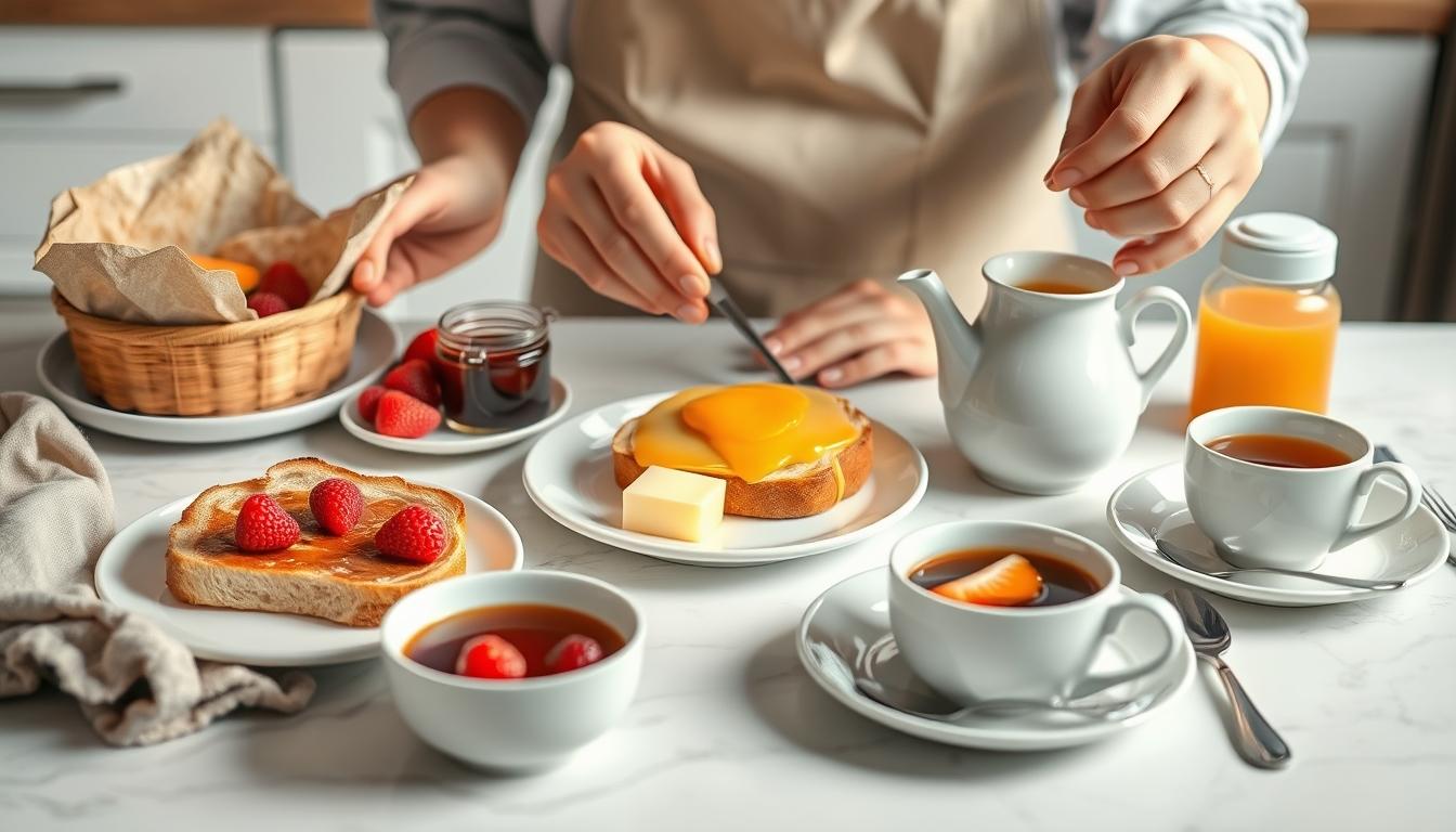 Comforting family dinner served at home